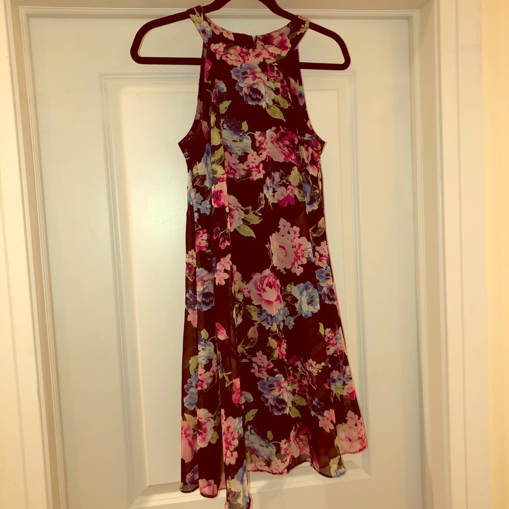 Betsey Johnson Floral Dress (halter) Size 2